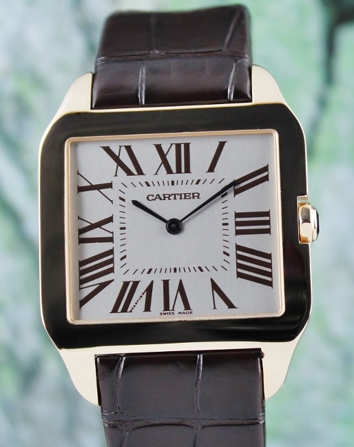 (image for) LIKE NEW Cartier Santos Dumont 18K Rose Gold Manual Winding Watch / 2650